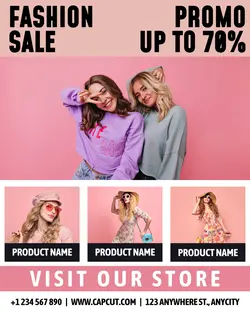 Fashion Sale Simple Promotion Instagram Potrait