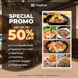 Foods Best Seller Menu Promotion Instagram Post