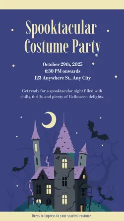 Halloween Costume Party Instagram Story