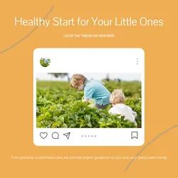 Maternal and infant care General