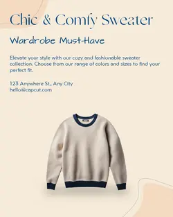 Clothing & Shoes Menu