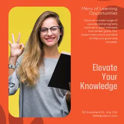 Education and training Menu