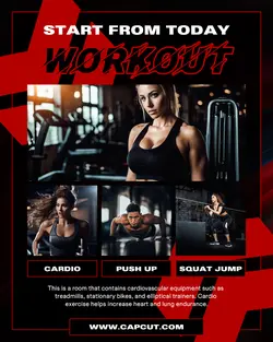 Fitness And Gym Instagram Portrait