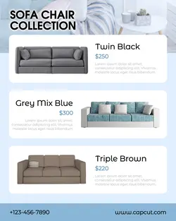 Sofa Sale Promotion Poster