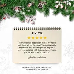 Customer Feedback Christmas Product Instagram Post