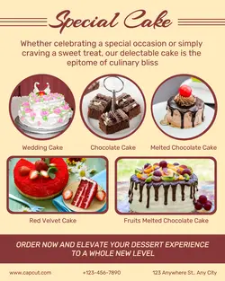 SPECIAL CAKE DISPLAY PROMOTION IG PORTRAIT