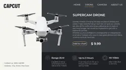 Electronics drone product display facebook