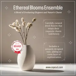 E-commerce Household Flower Vase Set Product Callout