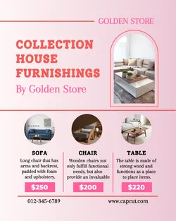 Furnishings Product Display Potret Instagram