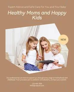 Maternal and infant care General
