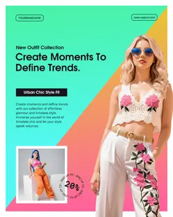 Fashion Industry Outfit Style Sale Instagram Post