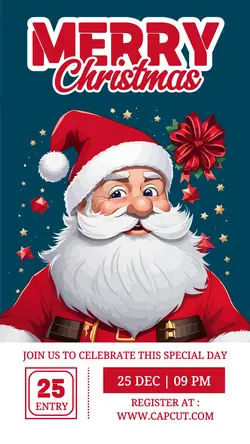 Merry Christmas Celebration Invitation Instagram Story