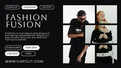 Black Fashion Outfit - Sales Post (Landscape)