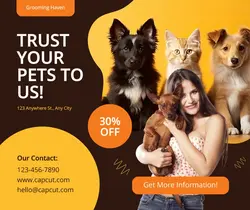 Pet Shop Promotion Facebook Post