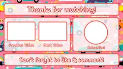 Non Marketing Youtube Endscreen Kids Pink