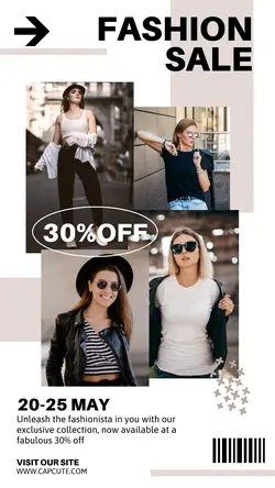Fashion Sale Template Instagram Story