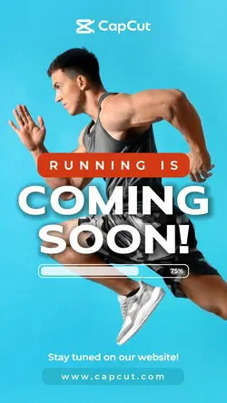 Coming Soon Running Event Instagram Story