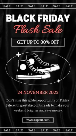 Black Friday Sale Promotion Instagram Story