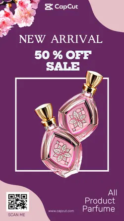 Fashion Parfume Promotions Instagram Story Purple
