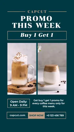 Coffee Shop Promotion TikTok Post