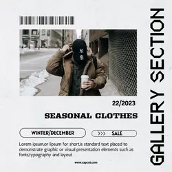 Clothing sale instagram post