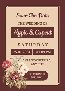 Non-marketing Personal Occasions Wedding Invitation