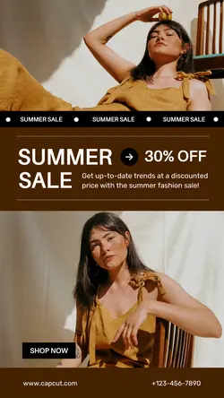 Fashion Summer Promotion Instagram Story
