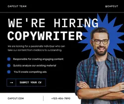 Business We're Hiring Facebook Post