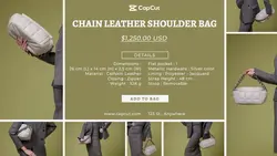 Fashion Industry Bag Display Product Twitter Post