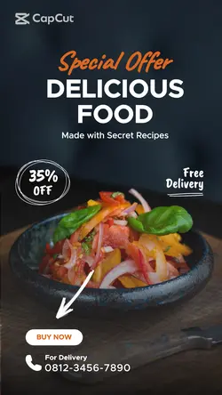 Instagram Story Delicious Food Template