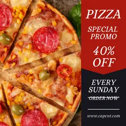 Pizza Promotion Instagram Post