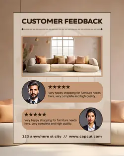 Household Accessories and Furniture Customer Feedback Instagram Portrait