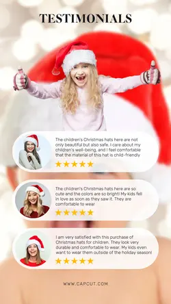 Customer Feedback Christmas Product Instagram Story