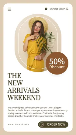 Clothing Fashion Sale Instagram Story