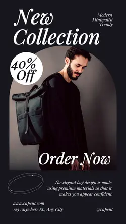 Aesthetic Bag Product Display Page