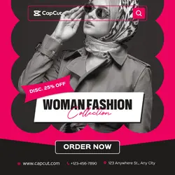 Woman Fashion Collection Promotion Instagram Post
