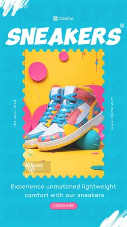 Blue Minimalist Fashion Product Display Tiktok Post