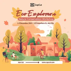 Event Activity Autumn Camp Instagram Post