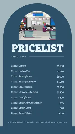 Electronic Pricelist Instagram Story