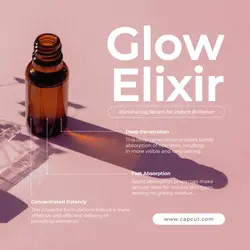 Beauty Glow Elixir Instagram Post