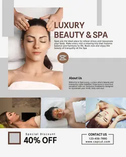 Beauty and Personal Care Luxury Spa Promotion