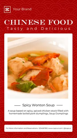 Food Chinese Food Promotion Instagram Story
