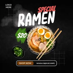 Ramen Promotion Instagram Post
