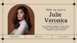 Beauty Vlogger Introduce Youtube Thumbnail