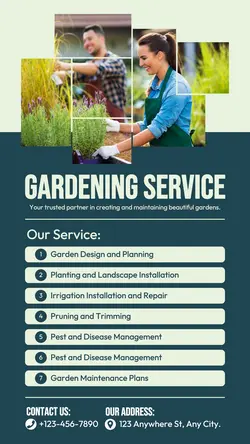 Other Industry Gardening Service Instagram Story