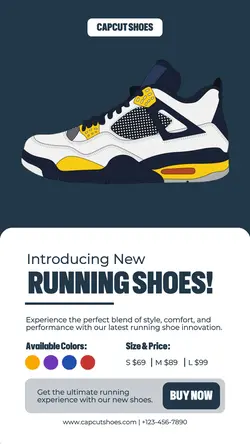 New Running Shoes Promotion Instagram Story