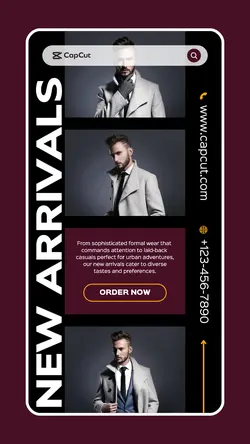 3 Multi-product Image + Men's Clothes Product Display UI Style