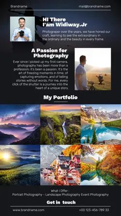 Business personal portfolio  Instagram story 