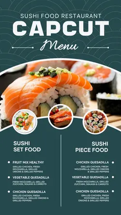 food and beverage sales promotion menu post Japan style