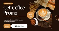 Coffee Promo Facebook App Ad